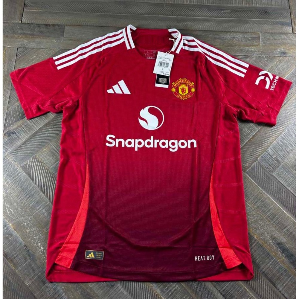 Adidas Manchester United 24-25 Home Authentic Jersey Snapdragon JF1291 Large NEW